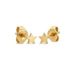 Titanium Stud Earrings Twinkle Little Star for Sensitive Ears - consistent white hero image