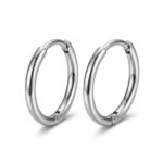 Titanium Hoop Earrings Rooftop for Sensitive Ears - strict 1688 corrected image 1