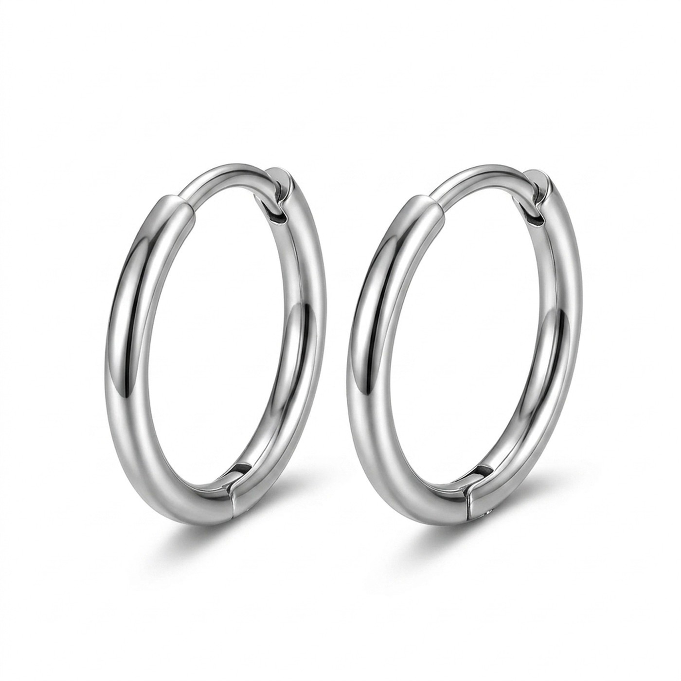 Titanium Hoop Earrings Rooftop for Sensitive Ears - strict 1688 corrected image 1