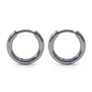Titanium Hoop Earrings Minimal for Sensitive Ears - strict 1688 corrected image 1