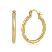 Hypoallergenic Hoop Earrings Gold with S925 Silver - strict 1688 corrected image 1