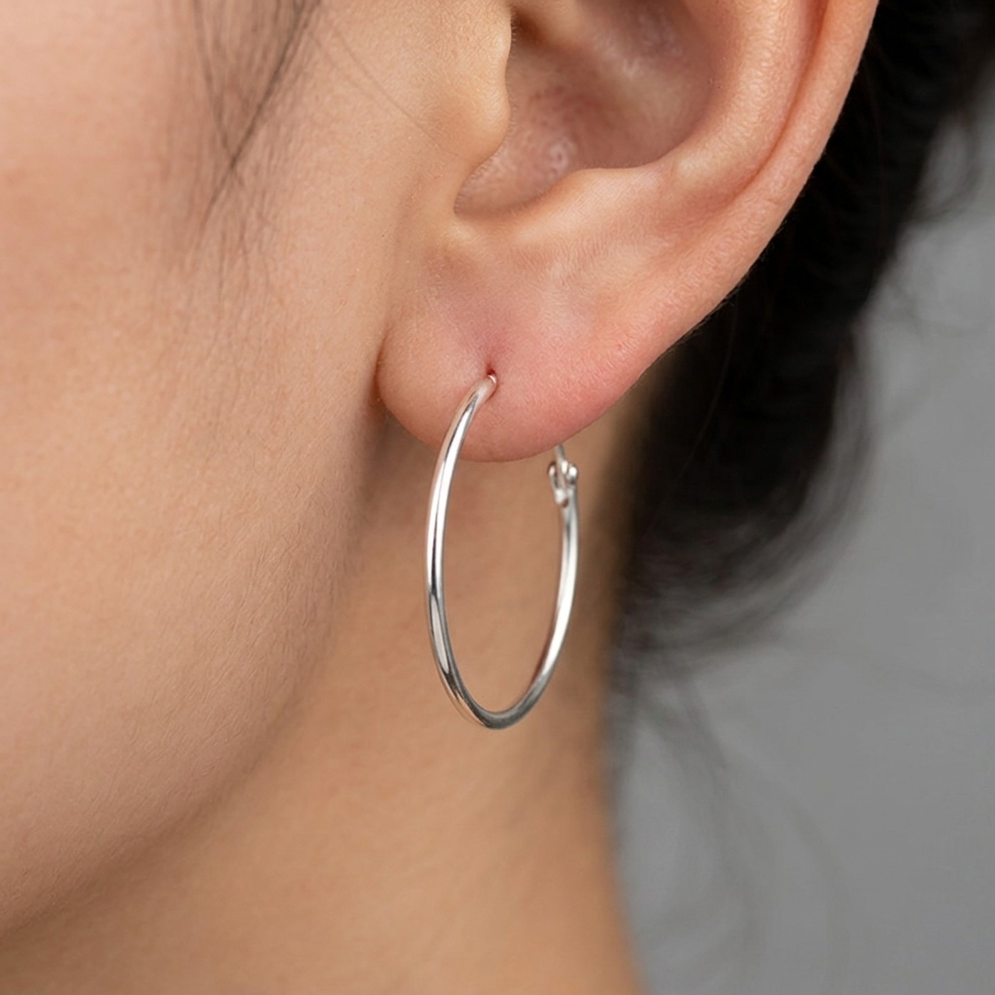Hypoallergenic Hoop Earrings Every Body with S925 Silver - strict 1688 corrected image 2