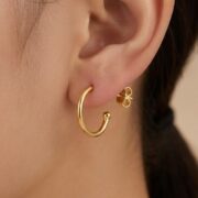 Hypoallergenic Earrings Open Ear Cuff with S925 Silver - strict 1688 corrected image 2