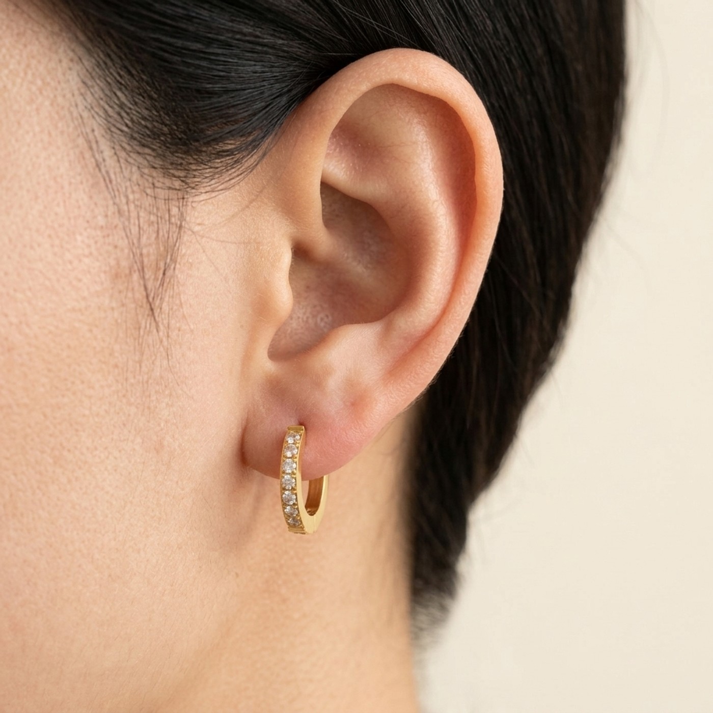 Hypoallergenic Hoop Earrings Date Night with S925 Silver