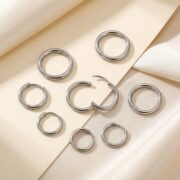 Titanium Hoop Earrings Rooftop for Sensitive Ears - strict 1688 corrected image 3