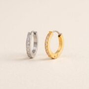 Hypoallergenic Hoop Earrings Date Night with S925 Silver