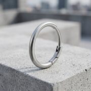 Titanium Hoop Earrings Rooftop for Sensitive Ears - strict 1688 corrected image 4