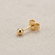 Stud Earrings Ball with S925 Silver - strict 1688 corrected image 4