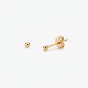 Stud Earrings Ball with S925 Silver - strict 1688 corrected image 5