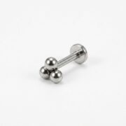 Titanium Stud Earrings Tridot for Sensitive Ears - strict 1688 corrected image 5
