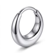Titanium Hoop Earrings Classic for Sensitive Ears - strict 1688 corrected image 5