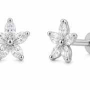 Titanium Stud Earrings Stardew Flower Ear for Sensitive Ears - image2 regenerated follow-up 5