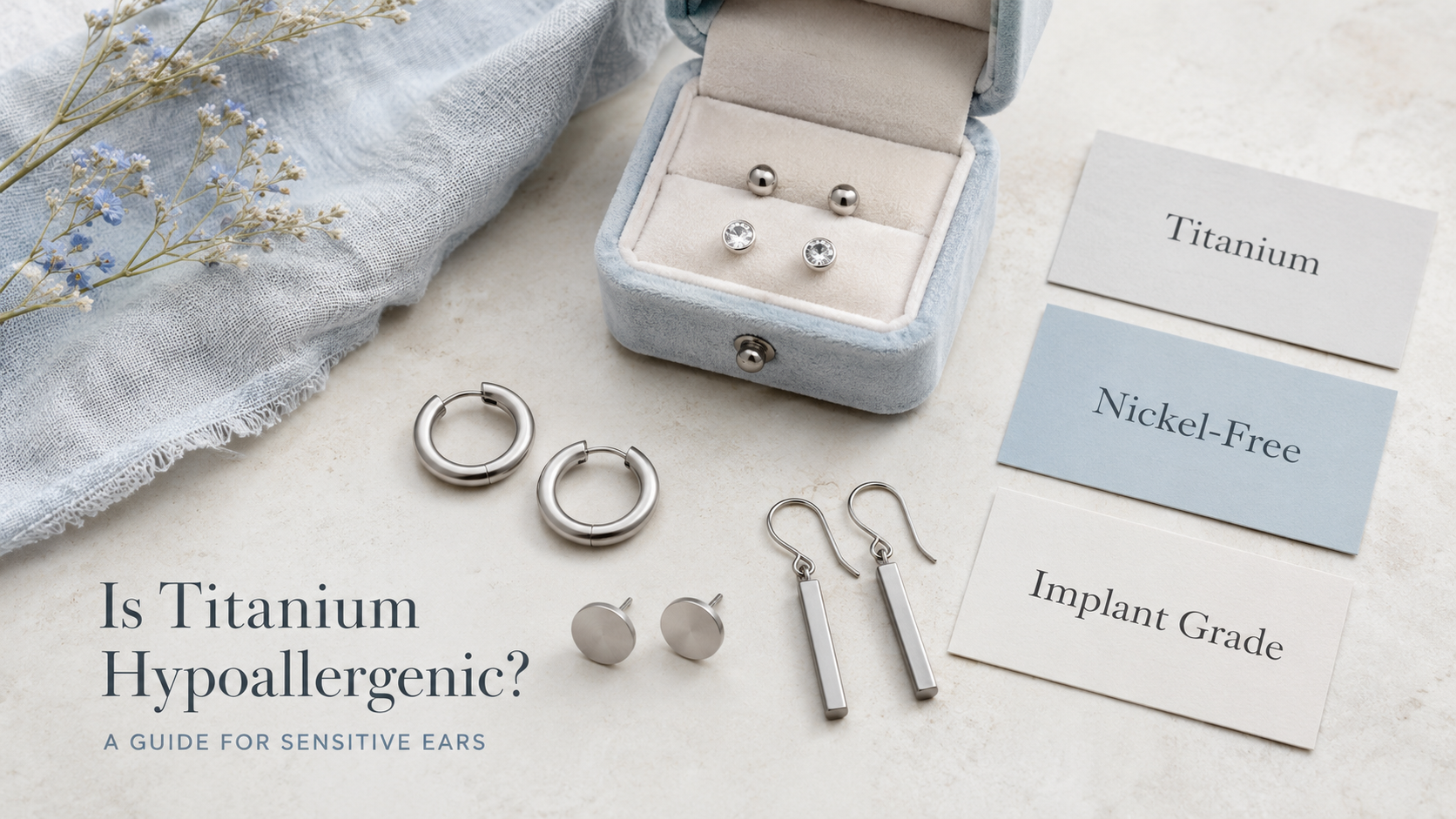 is titanium hypoallergenic guide for sensitive ears