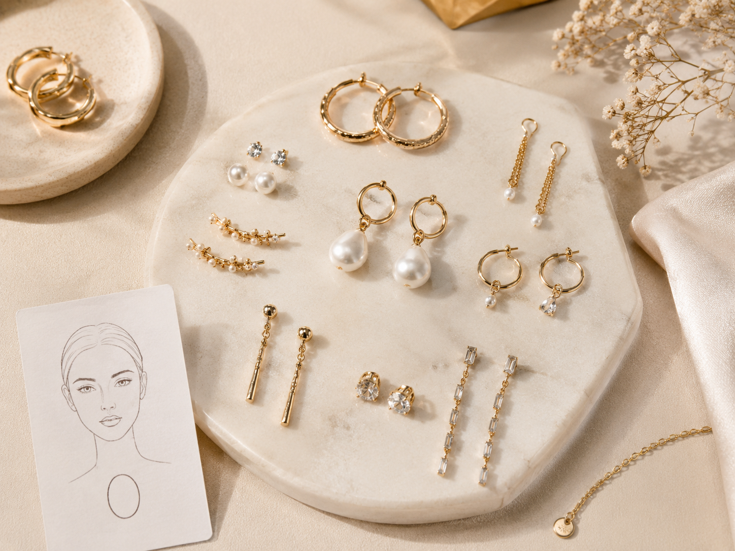 how to choose earrings for your face shape cover image