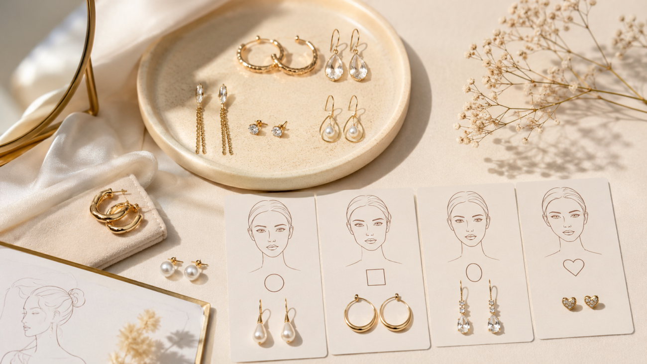 best earrings for oval face shape