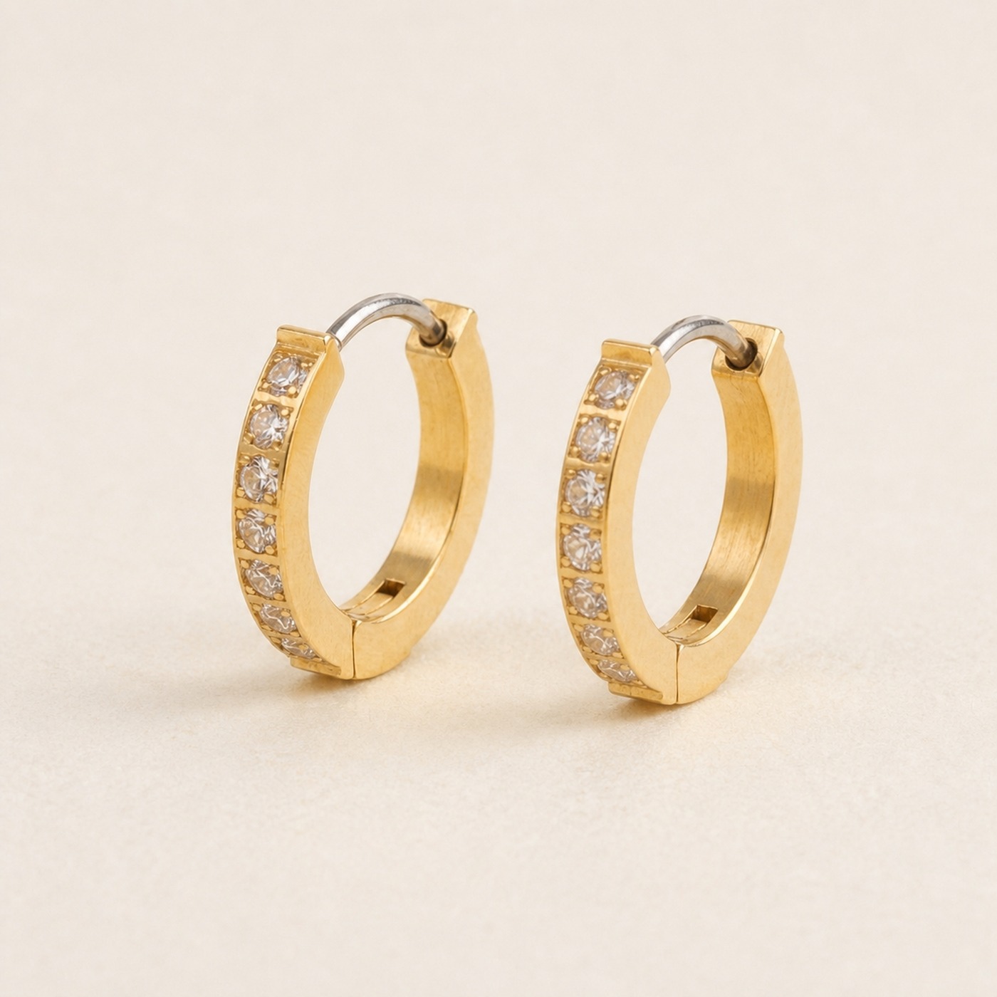 Hypoallergenic Hoop Earrings Date Night with S925 Silver product view