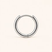Titanium Hoop Earrings Rooftop for Sensitive Ears product view